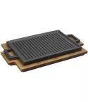 Grill fonta 22 x 30 cm cu suport - LAVA