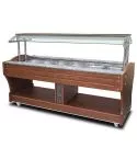 Bufet bain-marie model insula, 6xHN1/1