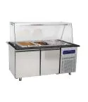 Modul cald pentru preparare, 2 usi, 4xGN1/1