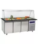 Modul refrigerat pentru preparare, 3 usi, 5xGN1/1