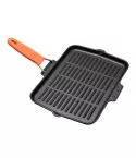 Tigaie grill 21 x 30 cm, maner portocaliu - LAVA