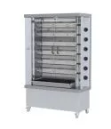 Grill electric pentru pui, 6 tepuse pentru 30 pui
