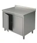 Masa tip dulap, cu rebord, 2 usi batante,  800x700 mm