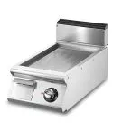 Grill electric cu placa neteda cromata, de banc, 335x530 mm