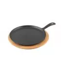 Tigaie fonta 26 cm cu suport - LAVA