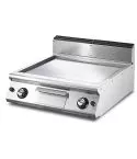 Gratar pe gaz cu placa neteda, de banc, 670x530 mm
