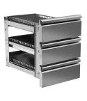 Kit sertare 3x1/3 pentru mesele de pizza cu adancimea de 800 mm