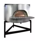 Cuptor pizza pe lemne, capacitate vatra 1,54 m, fatada inox