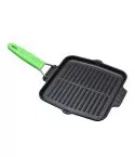 Tigaie grill 21 x 21 cm, maner verde - LAVA