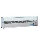 Vitrina rece ingrediente, 5xGN1/3, h=150 mm