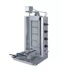 Gratar pe gaz pentru kebab, 4 zone de incalzire, motor superior, 70 kg