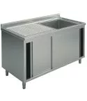 Spalator tip dulap cu cuva stanga si usi glisante, 1200x700 mm