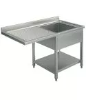 Spalator, cuva cu picurator suspendat stanga, 1400x600 mm