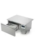 Suport pentru plite adancimea 900, l=1200 mm cu 1 sertar refrigerare GN 2/1 h=150 mm