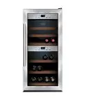 Vitrina de vinuri refrigerata, 2 zone de temperatura, 24 sticle