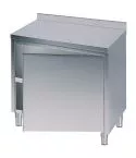 Masa tip dulap, cu rebord, 1 usa batanta, 600x600 mm