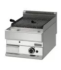 Grill gaz cu roca vulcanica, de banc