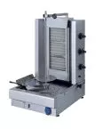 Gratar pe gaz pentru kebab, 3 zone de incalzire, motor inferior, 30 kg
