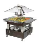 Bufet rece refrigerare statica, 4xGN1/1