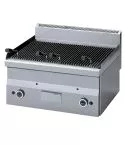 Grill pe gaz cu roca vulcanica, de banc, 59,5x47 cm