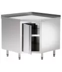 Masa tip dulap pe colt, cu rebord, 900x600 mm