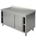 Masa tip dulap cu usi glisante, cu rebord,  1800x700 mm