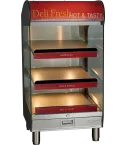 HSM-24-3S-CT Vitrina de banc cu 3 rafturi calde, greutate max 7,2 kg