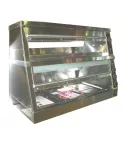 VITRINA CALDA DUBLA DIM. 1450*650*950MM 