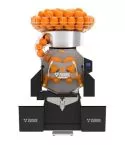 Storcator automat de citrice pentru utilizare intensivă Zumex Speed S +plus, 1050 x 593 x 665 mm cu o capacitate de până la 40 de fructe pe minut și sistem automat de filtrare a pulpei pentru autonomie sporită.