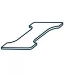 Insertie pentru plite electrice patrate
