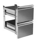 Kit sertare 2x 1/2 pentru mese refrigerate cu adancime 600 mm