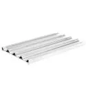 Foaie GN1/1 pentru 4 paini frantuzesti, perforata si acoperita cu silicon