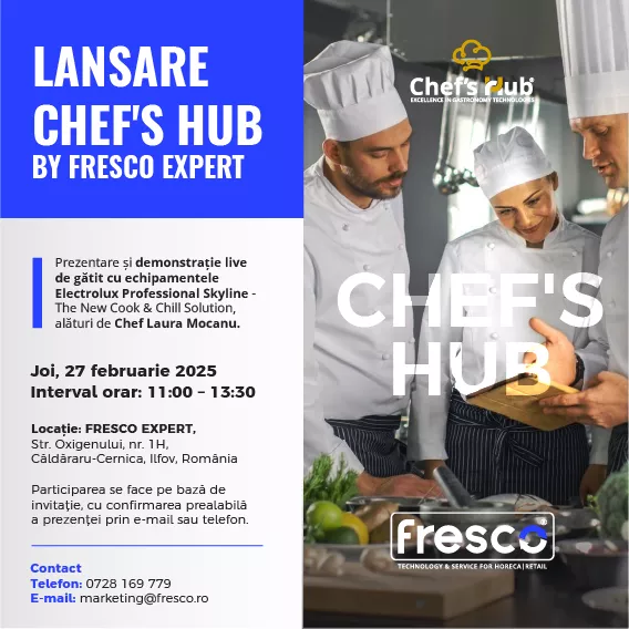 Lansare Chef’s Hub by FRESCO EXPERT